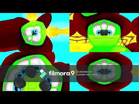 Gummy Bear Song HD (Four Neon & Mirror Versions At Once)