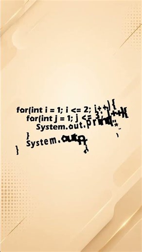 👉Loop kulla loop ah run pannanuma?😳🔥Adhu nested loop.#java #programming #coding #shorts #shortsfeed