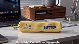 10 inch Jumbo Giant Butter Squishy, 14 oz Large Butter Squishies Stick, Big Soft Squeeze Stress Relief for Adults, Desk Office Home, Party Favor Gift (Jumbo Butter)