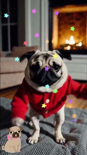Pug Dog Funny Dance 🐶😂 | Cutest Pug Dancing Compilation 2025