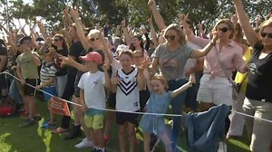 More than 3700 Perth people rocked out to AC/DC's Highway to Hell and set a new world record for the world's 'biggest air guitar gathering. Were you there? | ABC Perth
