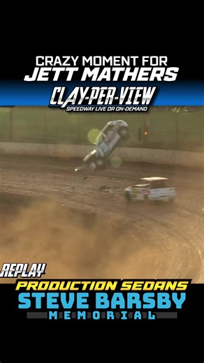 Holy Smokes!! We're glad to see Jett Mathers ride this one out and get out for a chat with team at Maryborough Speedway! #juniorsedansaustralia #maryboroughspeedway