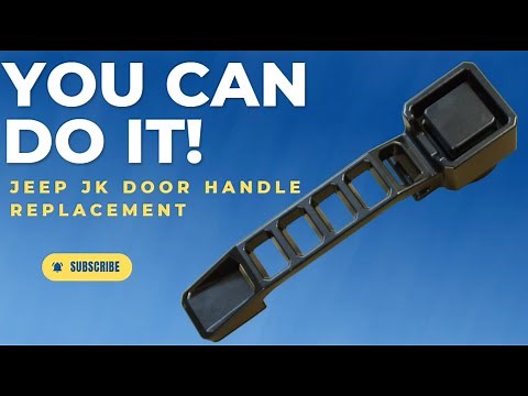 How to replace the door handles on a Jeep Wrangler.
