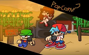 Popcorn but it KINDA has effort into it | Friday Night Funkin'