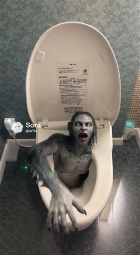 トイレの中からマーメイド #ai #horror #monster