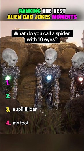 Ranking the best alien dad jokes moments #jokes #funny #alien #shorts
