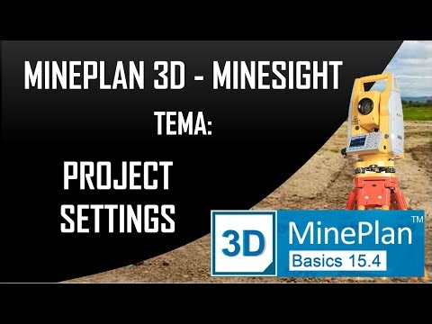 MINEPLAN 3D - MINESIGHT APLICADO A TOPOGRAFIA: 01 Nociones del programa Parte 2