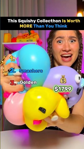 This Squishy Collection Is Worth More Than You Think💰🩷 #shorts #squishy #rare #usa