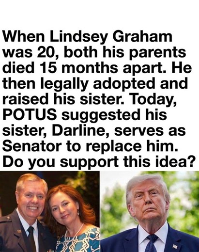 When Lindsey Graham was 20, both his parents died 15 months apart.