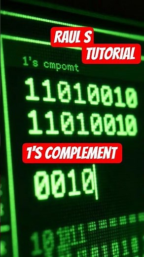 1's complement #digitalelectronics digital #computer