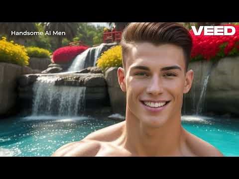 Ultimate Muscular AI men! #handsome #masculine #charisma #chest #model #muscle