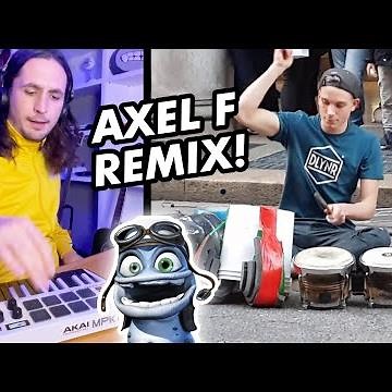 The Kiffness x Damat Drummer - Axel F | Crazy Frog (Live Looping Remix)