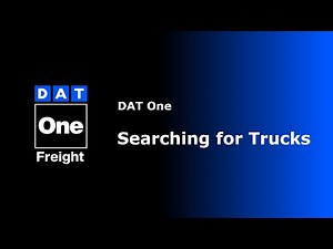 Searching for Trucks