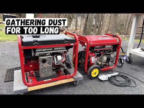 Two Generac XL Generators - One Locked Up, The Other Low Compression - Will They Run Again?