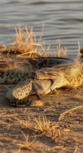 Will the snake successfully catch the swift lizard escape #wildlife #nature #snake