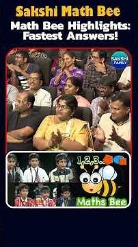 Math Bee Highlights:Fastest Answers!.. Sakshi Math Bee 2024-25 | #sakshieducation @Sakshitvfamily ​