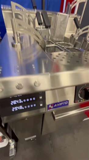 AMPTO pasta cooker: heavy‑duty stainless steel, precise thermostat control#AMPTO #PastaCooker