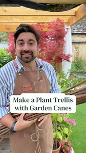 81K views · 1.1K reactions | Easily make your own trellis for free with some old gardening canes and twine. A simple and easy step by step guide on how to make your own plant supports with recycled materials. This gardening hack is perfect for low budget or beginner gardeners #gardeningtips #gardendiy #trellis | Gardening with Ish | Facebook