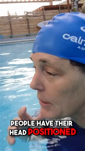 Stop Looking at the Wall #shorts #adultswimlesson #learntoswim