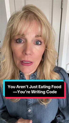 Every bite you take is literally programming your body. More than working out, supplements or genetics—food impacts every system of your body, every single day—from hormones, gene expression, brain chemistry, metabolism, microbiome, mitochondria to your immune system. What you eat is like coding your biological software. Hopefully, when we really understand this it will motivate us to choose our food wisely. #fyp #metabolism #gutmicrobiome #healthy #foodismedicine