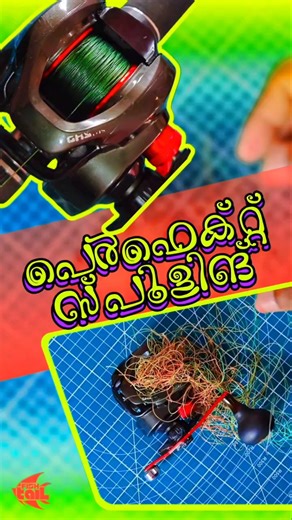‼️Beginner BC Line Setup‼️#keralafishing #malayalamfishing #shorts #bcreelspooling #biginers #fish