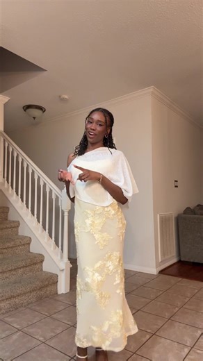 I've been loving yellow on me lately 😏#antoinetteiman #fyp #viral #yellowdress #weddingoutfit