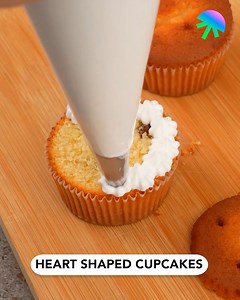Heart Shaped Cupcakes | Magic Hands Creations
