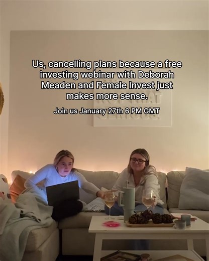 You’re invited to a FREE webinar with Female Invest on January 27th at 6:00pm GMT, where Deborah Meaden from Dragons' Den will share her secrets to success and empower you to take control of your financial future 🐲✨ “Attended the free webinar with Deborah Meaden, Anna & Cam to learn how to invest. I’m incredibly grateful for these strong women helping and empowering women to invest. Not just saying what to do but also providing so much knowledge and tools for you to succeed. Thank you I will no