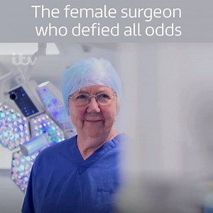 Happy Birthday NHS. As we celebrate, let's take a look at one of its many heroines. Averil Mansfield became the first British woman to be appointed a professor of surgery in 1993. | ITV