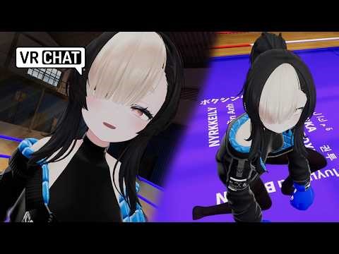 Showing off superior skills VRchat POV BOXING