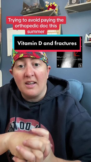 My daughter sustained a secondary fracture of her calcaneus because her vitamin D level was really low and she had been casted and was not bearing weight #vitaminD #fracture #ortho