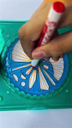 Pattern Reveal In This Spirograph ASMR Is Stunning #spirograph #asmr #trending #viral #satisfying