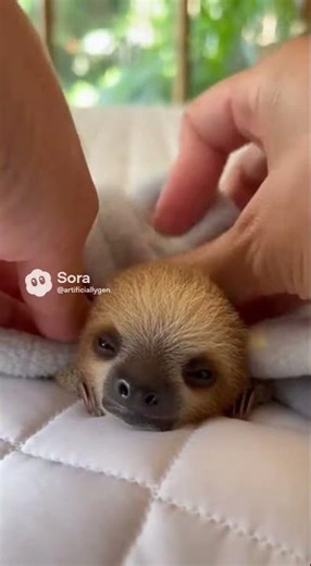 Little Sloth Gets Cozy