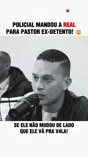 Policial mandou a real para pastor ex-detento! Ele já foi preso e teve um encontro com Deus, agora vive para o evangelho. . . #policial #debate #pastor #bandido #policia #segurançapública #soldadocorrea #sdcorrea #crimeorganizado #polemica #canalfoco #spectrum #redcast | Cortes Disruptivos