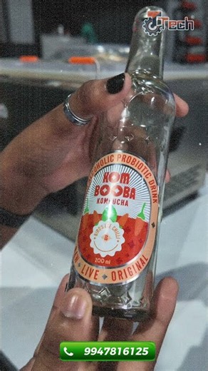 🏷️ From Plain Bottle to Premium Product in Seconds! | Bottle Labelling Machine#foodbusiness #shorts