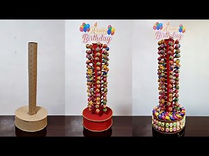 DIY EASY LOLLIPOP STAND USING CARDBOARD