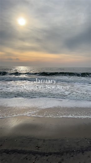 A beautiful January morning on the beach in Ocean City, New Jersey 🌊❄️ Just the sound of the waves, crisp ocean air, and a little winter magic. There’s nothing like the shore in the off-season — peaceful, refreshing, and perfectly calming. #OceanCityNJ #JanuaryOnTheBeach #WinterAtTheShore #OceanWaves #PeacefulMoments | Ocean City NJ
