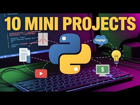Top 10 Python Projects for Absolute Beginners 💻 | Start Coding Today! | Level -4 (Part - 1)