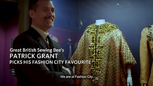 And sew it continues 🪡🧵 To celebrate the extension of #FashionCity, we invited designer Patrick Grant to the Museum of London Docklands to take a look at our ‘brilliant’ exhibition. Don’t miss your chance to come and see it - now on until 7 July! 🎟️ https://bit.ly/3IMX7yd | London Museum