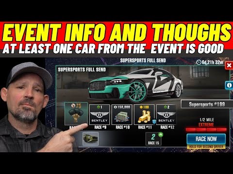 CSR2 Supersport Full Send Event - My Thoughts & Overview