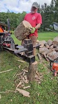 This 3-point hydraulic splitter is just what I needed! #woodsplitting #firewood #3point