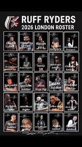 RUFF RYDERS LONDON CHAPTER — 2026 ROSTER - - - - - - - - #ruffryders #london #roster #2026 #fypforyoupageシ | Ruff Ryders - London