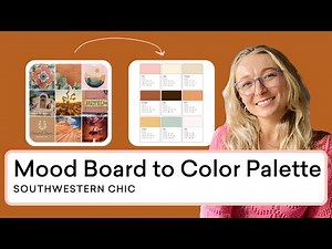 Mood Board to Color Palette: Southwestern Chic