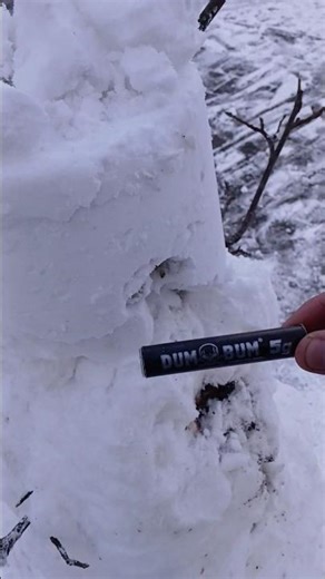 dumbum 5g VS sneeuwpop #snowman #dumbum #firework #belgie vuurwerk 2025-2026