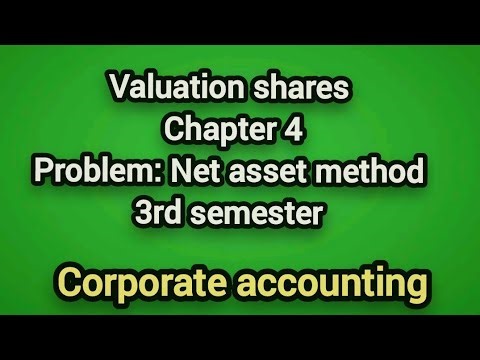 Net asset value method|| valuation shares || module 4 ||3rd semester|| Corporate accounting||
