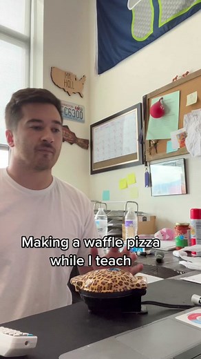 Can it waffle part IV 🍕#teachersoftiktok #teacher #highschool #canitwaffle