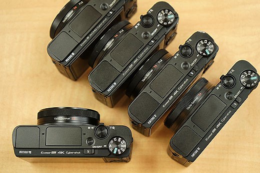 【レビュー】RX100M3～RX100M7一挙5台いっぺんに比較レビュー - ソニーの新商品レビューを随時更新！ ソニーストアのお買い物なら正規 e-Sony Shop テックスタッフへ