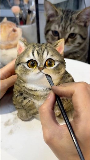 Draw a tabby cat with me 🎨🐈#art #asmr #fluffy #fyp #handmade