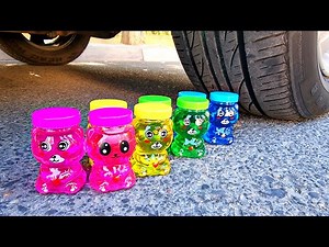 Crushing Things With Car 1 HOUR ASMR Compilation | Running over stuff with a car