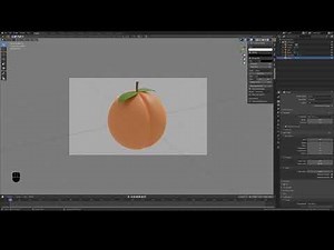 Modeling a Peach in Blender 2.8
